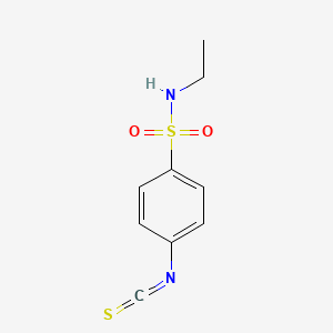 molecular formula C9H10N2O2S2 B2872703 N-乙基-4-异硫氰酸苯磺酰胺 CAS No. 726144-38-3