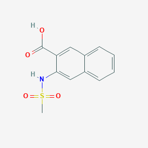 3-methanesulfonamidonaphthalene-2-carboxylic Acid