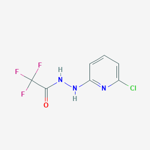 molecular formula C7H5ClF3N3O B2872713 N'-(6-chloropyridin-2-yl)-2,2,2-trifluoroacetohydrazide CAS No. 78152-17-7