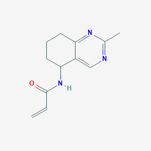 molecular formula C12H15N3O B2872714 N-(2-Methyl-5,6,7,8-tetrahydroquinazolin-5-yl)prop-2-enamide CAS No. 2224407-86-5