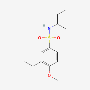 N-(sec-butyl)-3-ethyl-4-methoxybenzenesulfonamide