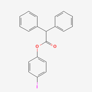 molecular formula C20H15IO2 B2872733 4-Iodophenyl 2,2-diphenylacetate CAS No. 313670-52-9