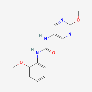molecular formula C13H14N4O3 B2872798 1-(2-Methoxyphenyl)-3-(2-methoxypyrimidin-5-yl)urea CAS No. 1396870-40-8