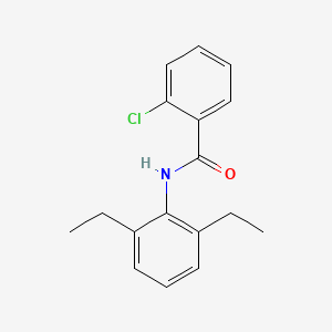 molecular formula C17H18ClNO B2872820 2-氯-N-(2,6-二乙基苯基)苯甲酰胺 CAS No. 196712-99-9