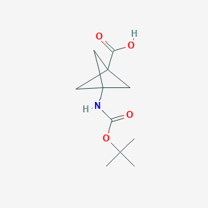 3-{[(Tert-butoxy)carbonyl]amino}bicyclo[1.1.1]pentane-1-carboxylic acid