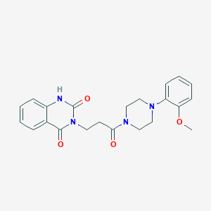 3-(3-(4-(2-methoxyphenyl)piperazin-1-yl)-3-oxopropyl)quinazoline-2,4(1H,3H)-dione