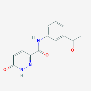 N-(3-acetylphenyl)-6-oxo-1H-pyridazine-3-carboxamide