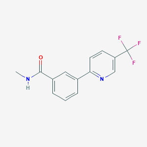 N-methyl-3-[5-(trifluoromethyl)-2-pyridinyl]benzenecarboxamide