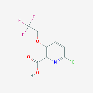6-Chloro-3-(2,2,2-trifluoroethoxy)pyridine-2-carboxylic acid