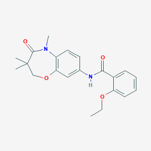 2-ethoxy-N-(3,3,5-trimethyl-4-oxo-2,3,4,5-tetrahydrobenzo[b][1,4]oxazepin-8-yl)benzamide