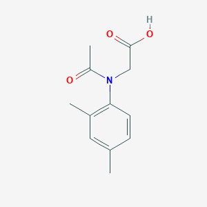 molecular formula C12H15NO3 B2873040 2-(N-(2,4-Dimethylphenyl)acetamido)acetic acid CAS No. 299928-38-4