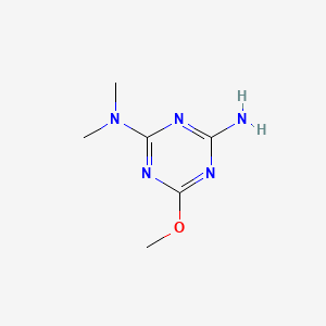 molecular formula C6H11N5O B2873061 6-methoxy-N,N-dimethyl-1,3,5-triazine-2,4-diamine CAS No. 41949-23-9