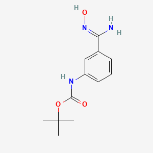 tert-butyl N-[3-(N'-hydroxycarbamimidoyl)phenyl]carbamate