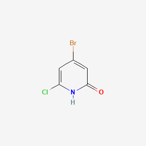 molecular formula C5H3BrClNO B2873178 4-溴-2-氯-6-羟基吡啶 CAS No. 1227581-74-9