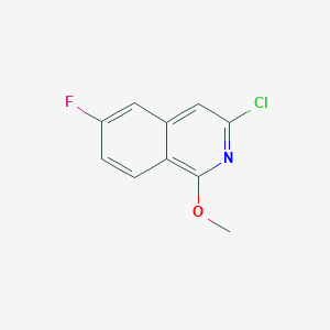 3-Chloro-6-fluoro-1-methoxyisoquinoline