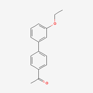 1-{3'-Ethoxy-[1,1'-biphenyl]-4-yl}ethan-1-one