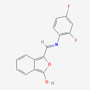 3-[(2,4-difluoroanilino)methylene]-2-benzofuran-1(3H)-one