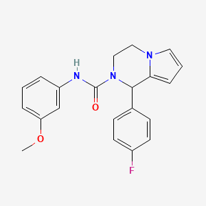 1-(4-fluorophenyl)-N-(3-methoxyphenyl)-3,4-dihydropyrrolo[1,2-a]pyrazine-2(1H)-carboxamide