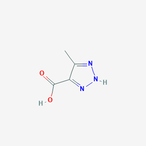 molecular formula C4H5N3O2 B2873383 5-Methyl-1H-1,2,3-triazole-4-carboxylic acid CAS No. 832737-27-6; 89166-02-9