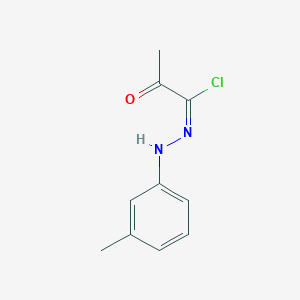 molecular formula C10H11ClN2O B2873396 (1E)-N-(3-methylphenyl)-2-oxopropanehydrazonoyl chloride CAS No. 1676088-56-4