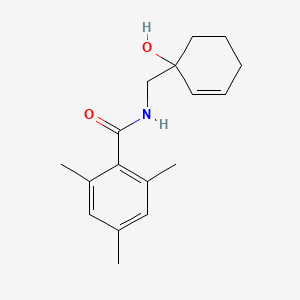 N-[(1-hydroxycyclohex-2-en-1-yl)methyl]-2,4,6-trimethylbenzamide