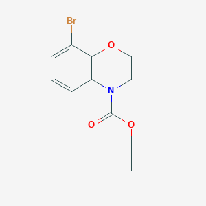 molecular formula C13H16BrNO3 B2873508 tert-Butyl 8-bromo-2H-benzo[b][1,4]oxazine-4(3H)-carboxylate CAS No. 1913261-00-3