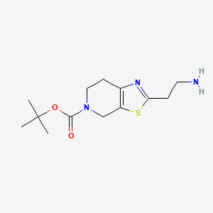 tert-butyl 2-(2-aminoethyl)-4H,5H,6H,7H-[1,3]thiazolo[5,4-c]pyridine-5-carboxylate