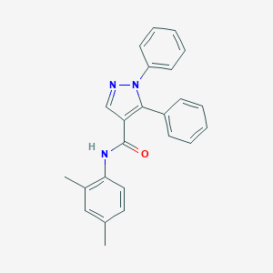 molecular formula C24H21N3O B287362 N-(2,4-dimethylphenyl)-1,5-diphenyl-1H-pyrazole-4-carboxamide 
