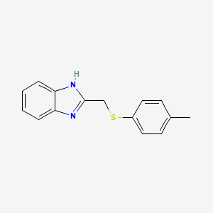 1H-1,3-benzimidazol-2-ylmethyl 4-methylphenyl sulfide