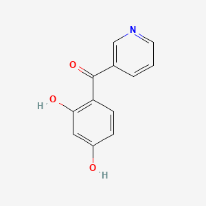 molecular formula C12H9NO3 B2873675 (2,4-Dihydroxyphenyl)(pyridin-3-yl)methanone CAS No. 64302-24-5