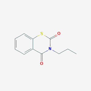 molecular formula C11H11NO2S B2873759 3-propyl-2H-1,3-benzothiazine-2,4(3H)-dione CAS No. 92288-19-2