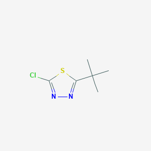 molecular formula C6H9ClN2S B2873865 2-叔丁基-5-氯-1,3,4-噻二唑 CAS No. 77822-86-7