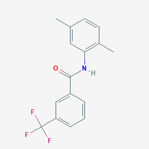 molecular formula C16H14F3NO B287389 N-(2,5-dimethylphenyl)-3-(trifluoromethyl)benzamide 