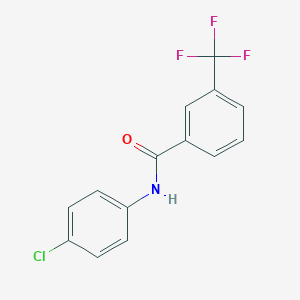 molecular formula C14H9ClF3NO B287391 N-(4-chlorophenyl)-3-(trifluoromethyl)benzamide 