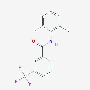 molecular formula C16H14F3NO B287392 N-(2,6-dimethylphenyl)-3-(trifluoromethyl)benzamide 