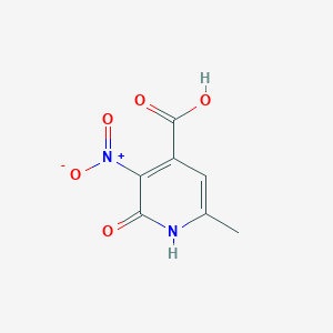 molecular formula C7H6N2O5 B2873928 2-Hydroxy-6-methyl-3-nitropyridine-4-carboxylic acid CAS No. 1369136-38-8