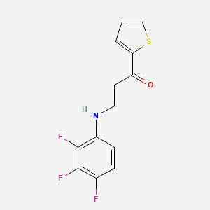 1-(2-Thienyl)-3-(2,3,4-trifluoroanilino)-1-propanone