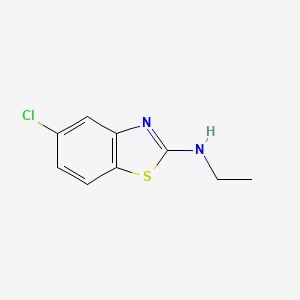 molecular formula C9H9ClN2S B2873956 5-氯-N-乙基-1,3-苯并噻唑-2-胺 CAS No. 685124-12-3