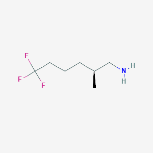 molecular formula C7H14F3N B2873983 (2S)-6,6,6-Trifluoro-2-methylhexan-1-amine CAS No. 2248200-70-4