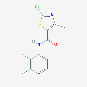 molecular formula C13H13ClN2OS B287399 2-chloro-N-(2,3-dimethylphenyl)-4-methyl-1,3-thiazole-5-carboxamide 