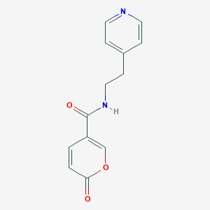 2-oxo-N-(2-(pyridin-4-yl)ethyl)-2H-pyran-5-carboxamide