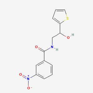 N-(2-hydroxy-2-(thiophen-2-yl)ethyl)-3-nitrobenzamide