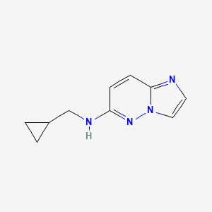 N-(cyclopropylmethyl)imidazo[1,2-b]pyridazin-6-amine
