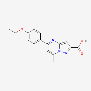 5-(4-Ethoxy-phenyl)-7-methyl-pyrazolo-[1,5-a]pyrimidine-2-carboxylic acid