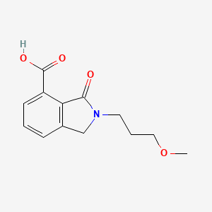 2-(3-Methoxypropyl)-3-oxoisoindoline-4-carboxylic acid