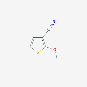 molecular formula C6H5NOS B2874092 2-Methoxythiophene-3-carbonitrile CAS No. 2166632-31-9