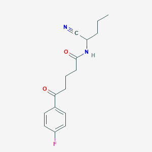 molecular formula C16H19FN2O2 B2874148 N-(1-cyanobutyl)-5-(4-fluorophenyl)-5-oxopentanamide CAS No. 1258741-50-2