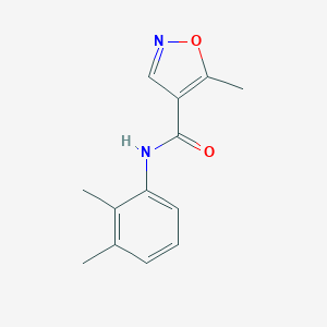 molecular formula C13H14N2O2 B287428 N-(2,3-dimethylphenyl)-5-methyl-4-isoxazolecarboxamide 