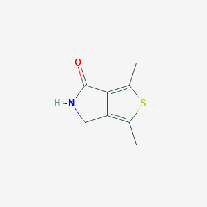 molecular formula C8H9NOS B2874289 1,3-二甲基-5,6-二氢噻吩并[3,4-c]吡咯-4-酮 CAS No. 2241139-54-6