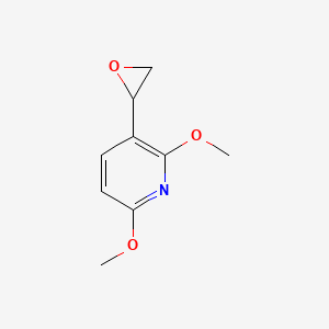 2,6-Dimethoxy-3-(oxiran-2-yl)pyridine